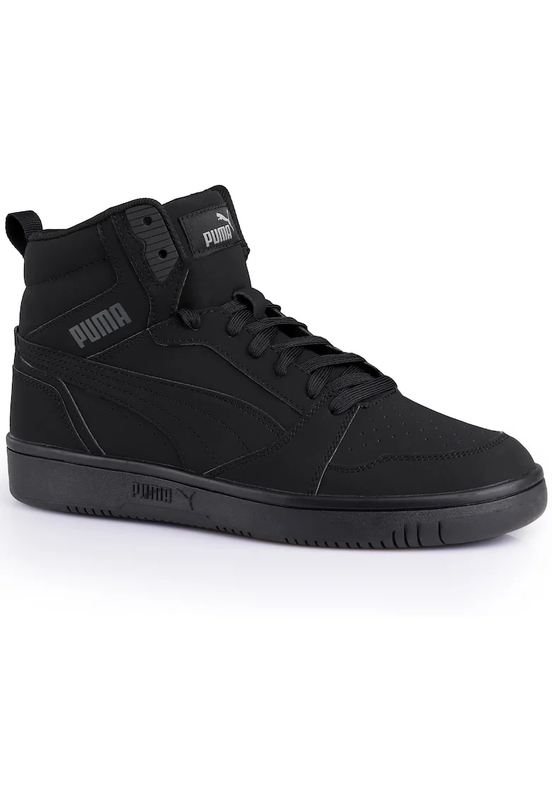 Tenisi barbati,  V6 Buck, stil retro, piele sintetica, negru