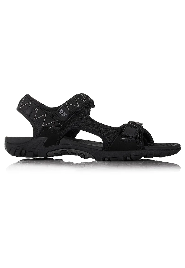 Sandale barbati  SKARO, model S9507, negru-gri, material sintetic, talpa cauciuc, stil casual