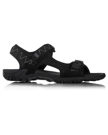 Sandale barbati  SKARO, model S9507, negru-gri, material sintetic, talpa cauciuc, stil casual