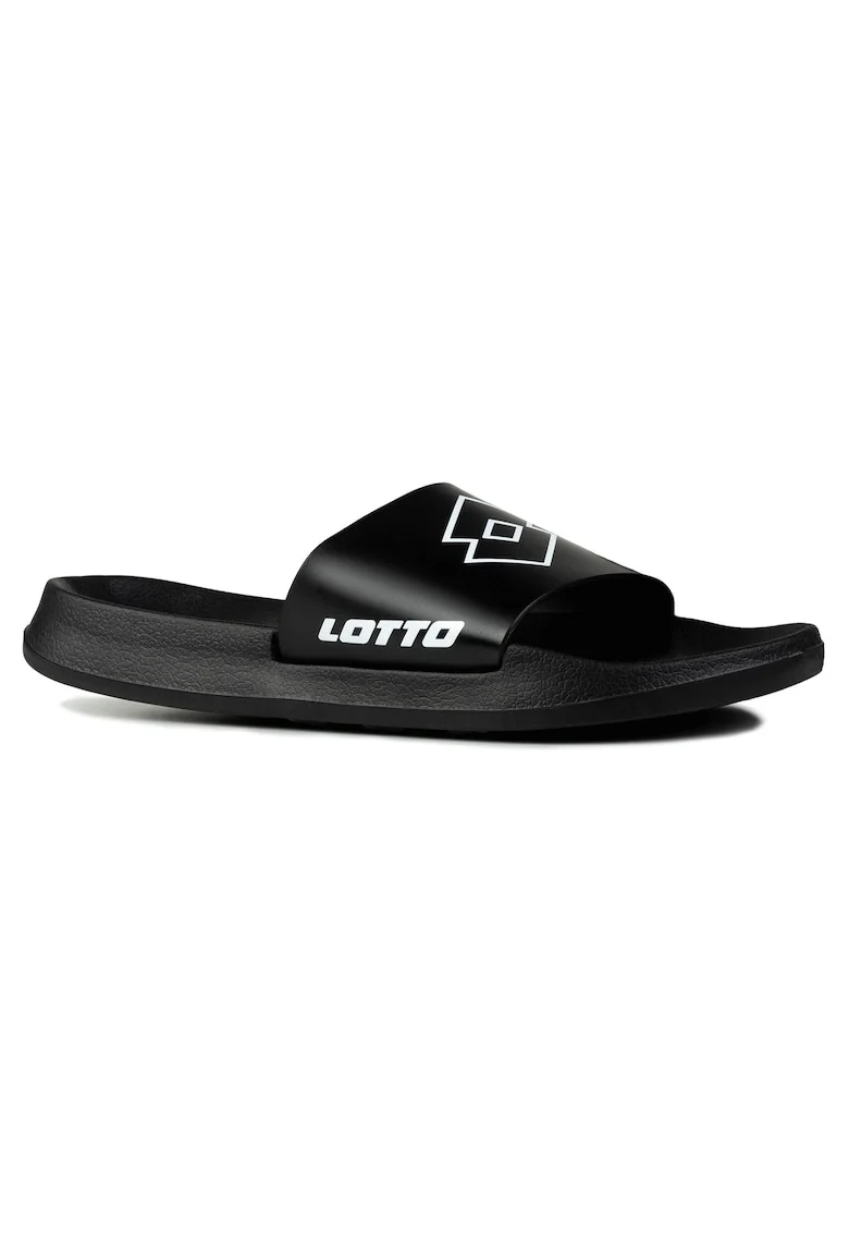 Papuci barbati  LATHI, negru, sintetic, design simplu
