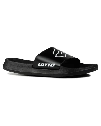 Papuci barbati  LATHI, negru, sintetic, design simplu