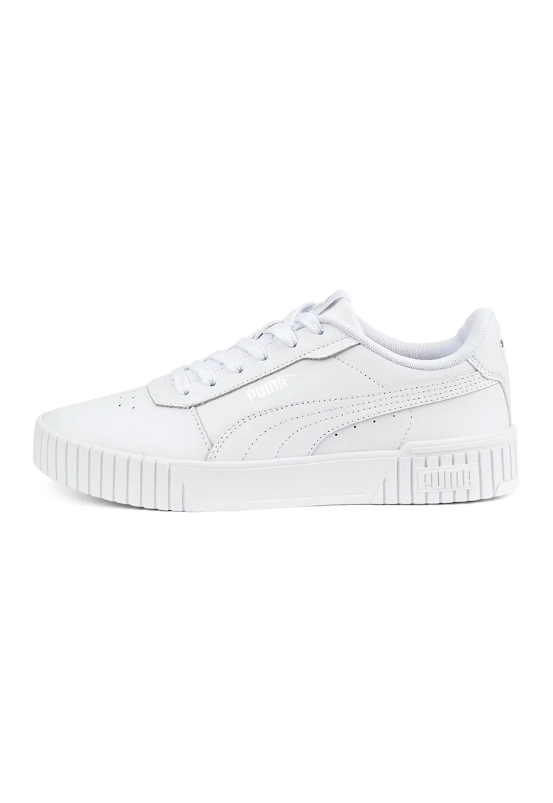 Pantofi sport de piele si piele ecologica Carina 2.0, Alb