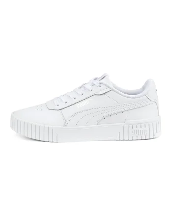Pantofi sport de piele si piele ecologica Carina 2.0, Alb