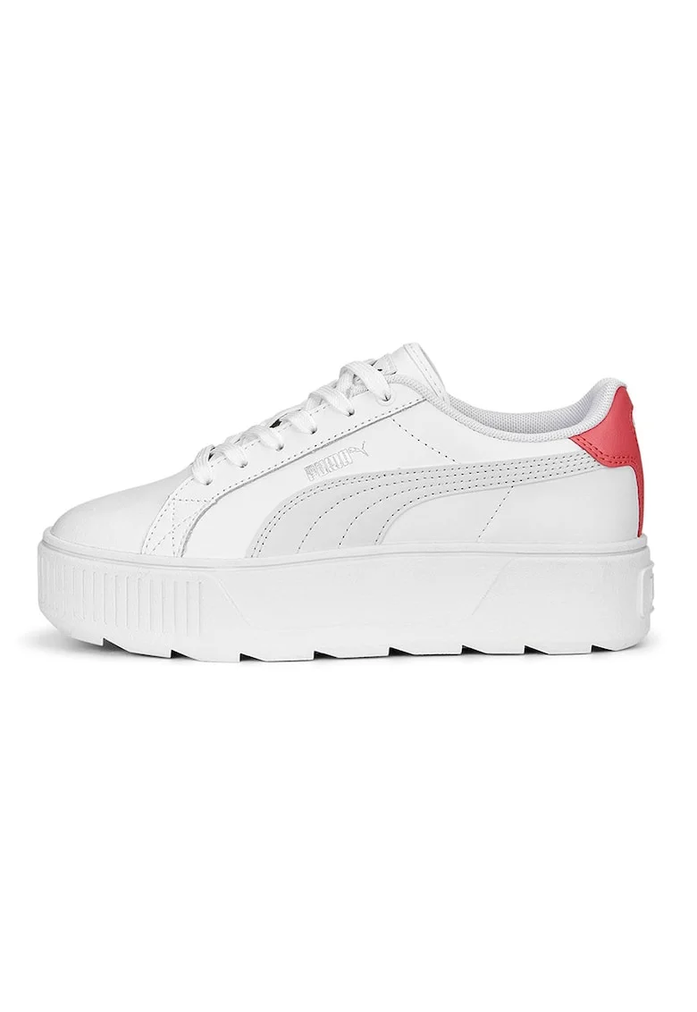 Pantofi Sport  Karmen L JR 387374-05, Fete, Alb, Rosu/Alb