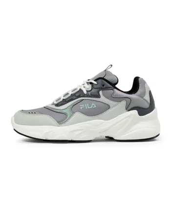 Pantofi sport cu garnituri din piele ecologica Collene CB, Gri