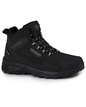 Bocanci barbati  Sauron High, inalti, negru, material sintetic si textil, pentru iarna si trekking