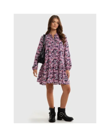 Rochie mini larga Poluna, Roz