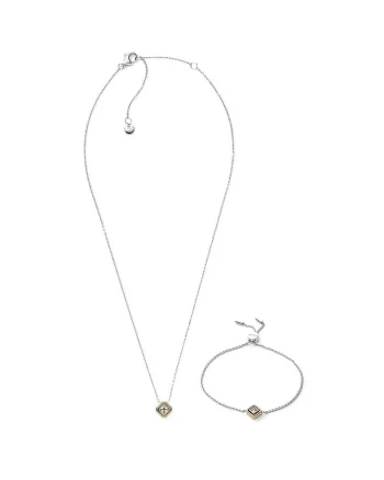Set bijuterii  Elin SKJB1002998, Argintiu, Auriu