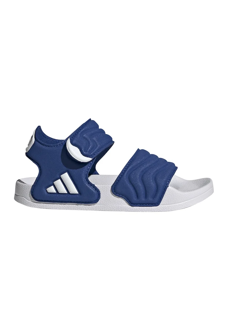 Sandale cu inchidere cu velcro Adilette 2, Alb/Albastru