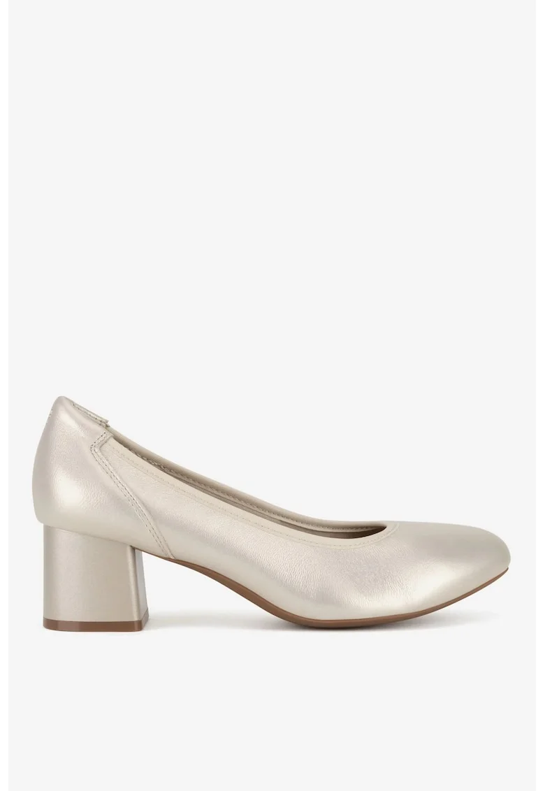 Pantofi dama  5903419919138, Piele naturala, Bej, Bej