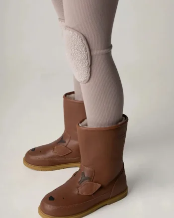 Donsje ghete de iarnă pentru copii din piele Wadudu Special Boots Stag