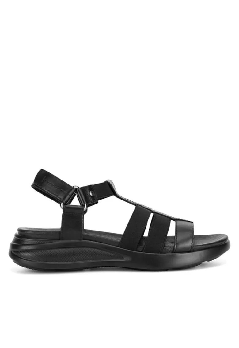 Sandale dama, 89027,  Piele naturala, Negru