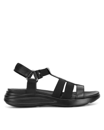 Sandale dama, 89027,  Piele naturala, Negru