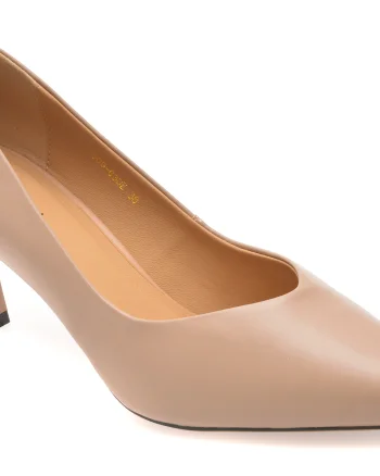Pantofi eleganti EPICA nude, G09630, din piele naturala
