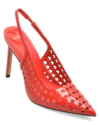 Pantofi eleganti ALDO rosii, LOVESLING 610, din piele ecologica