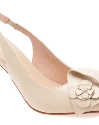 Pantofi eleganti EPICA bej, 4FL29, din piele naturala