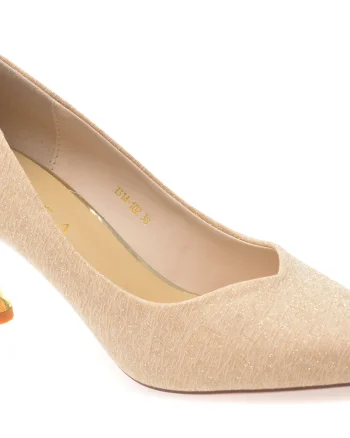 Pantofi eleganti EPICA bej, 1314102, din piele ecologica