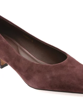 Pantofi eleganti EPICA visinii, 3630, din piele intoarsa
