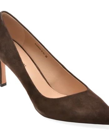 Pantofi eleganti EPICA PREMIUM maro, 23933, din piele intoarsa