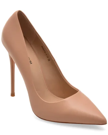 Pantofi eleganti EPICA PREMIUM nude, 23172, din piele naturala