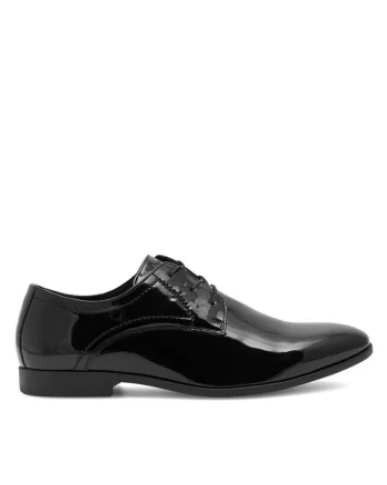 Pantofi barbati,  Sintetic, Negru, Negru