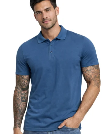 Tricou polo, Albastru