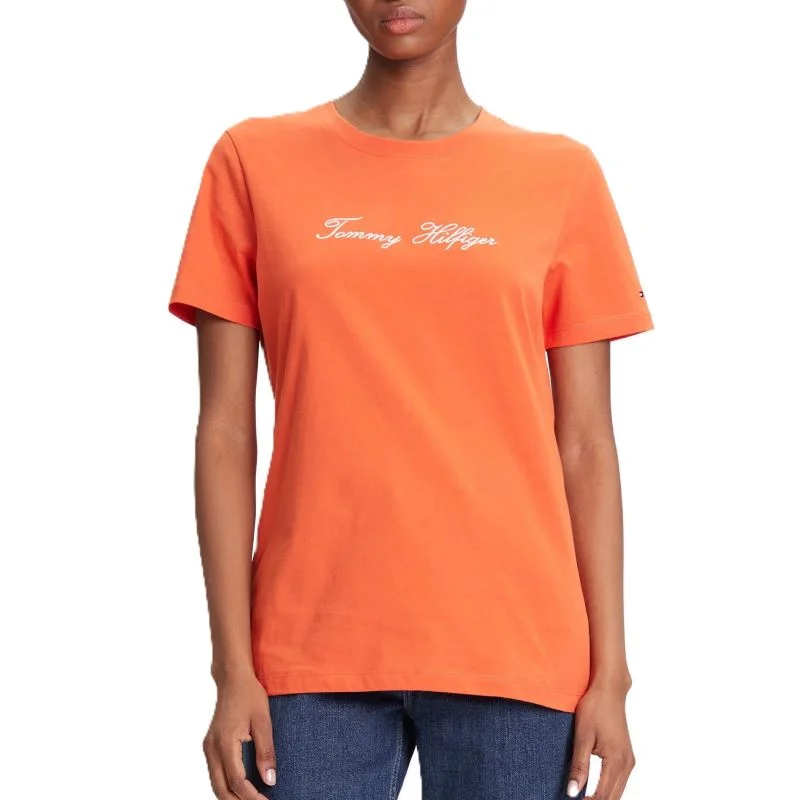 Tricou Tommy Hilfiger SCRIPT REG C-NK SS T-SHIRT
