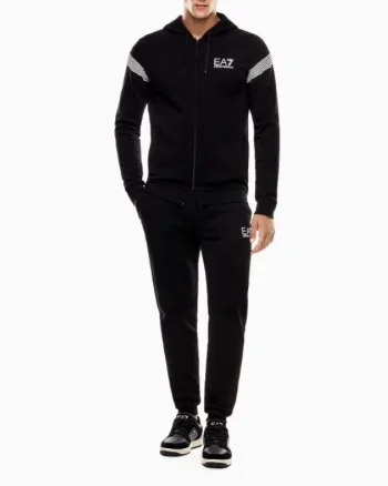 Trening EA7 TRAIN 7 LINES M T-SUIT HOODIE FZ CH BR