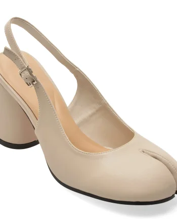 Pantofi eleganti EPICA bej, T1290, din piele naturala