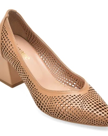 Pantofi eleganti IMAGE gri, 3510040, din piele naturala