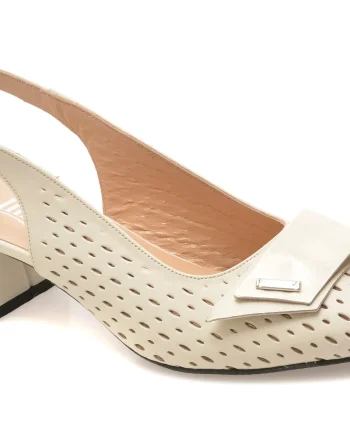 Pantofi eleganti IMAGE bej, 6192421, din piele naturala