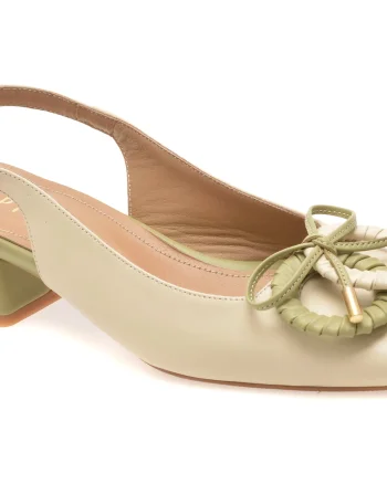 Pantofi eleganti EPICA bej, 669B714, din piele naturala