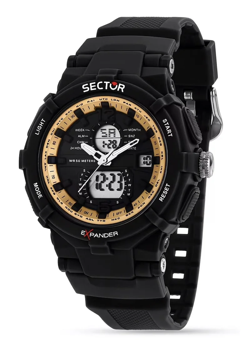 Ceas cronograf Expander, Negru