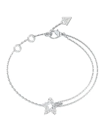 Bratara din otel inoxidabil cu talisman stea, Argintiu