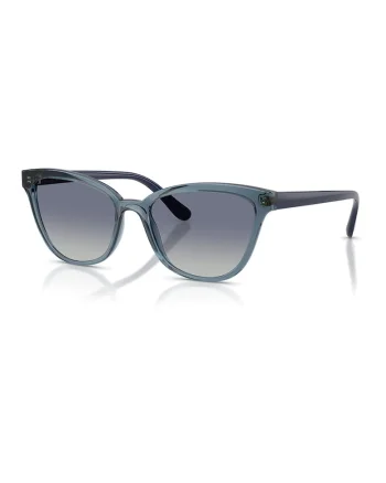 Ochelari de soare butterfly cu lentile in degrade, Albastru petrol/Bleumarin