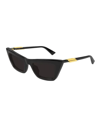 Ochelari de soare cat-eye, Auriu/Negru