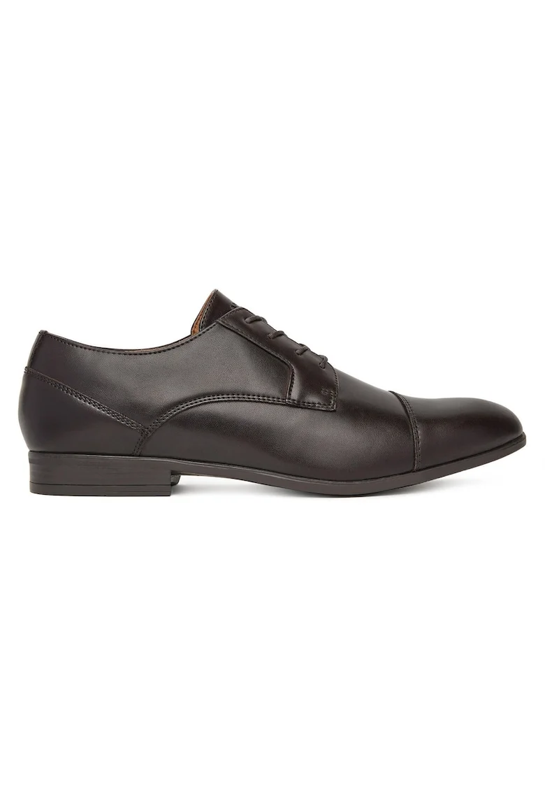 Pantofi barbati,  piele ecologica, maro,