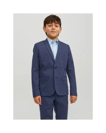 Sacou super slim fit Solar, Bleumarin