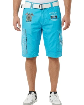 Pantaloni scurti cu o curea textila Pharell,