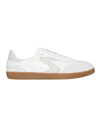 Pantofi sport din piele si piele ecologica Hotshot, Alb