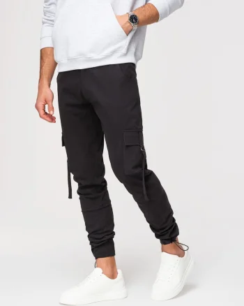 Pantaloni cargo  P1516, Negru