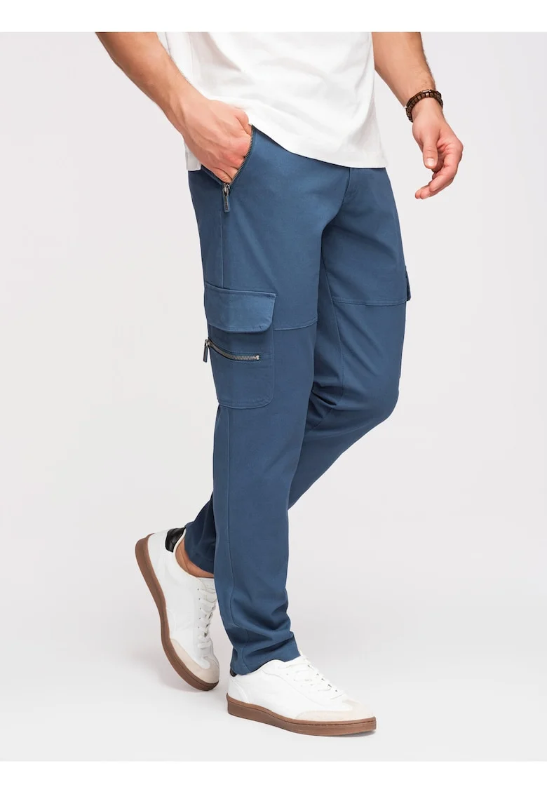 Pantaloni cargo  P1517, Albastru