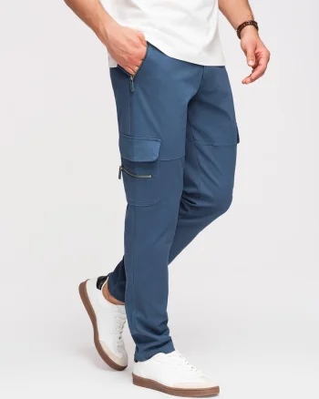 Pantaloni cargo  P1517, Albastru