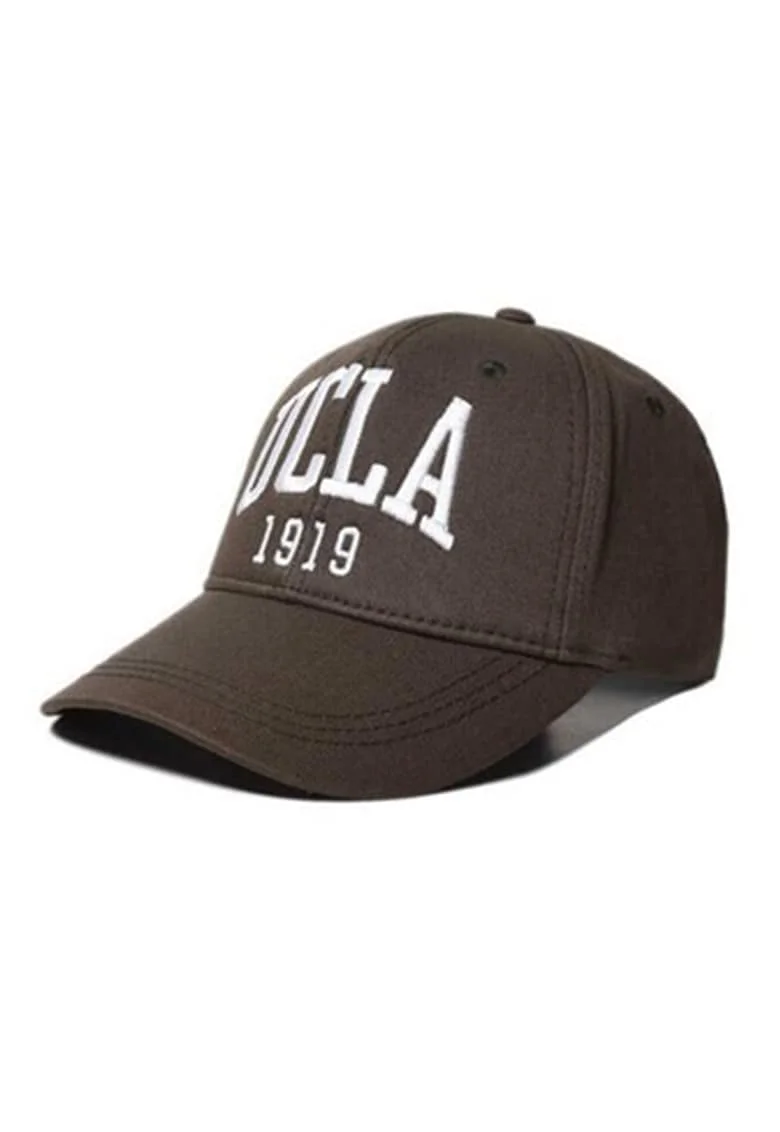 Sapca unisex cu logo brodat Ballard, Alb/Maro inchis