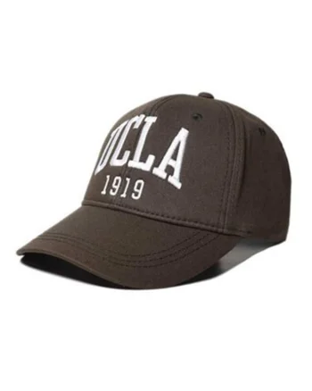 Sapca unisex cu logo brodat Ballard, Alb/Maro inchis