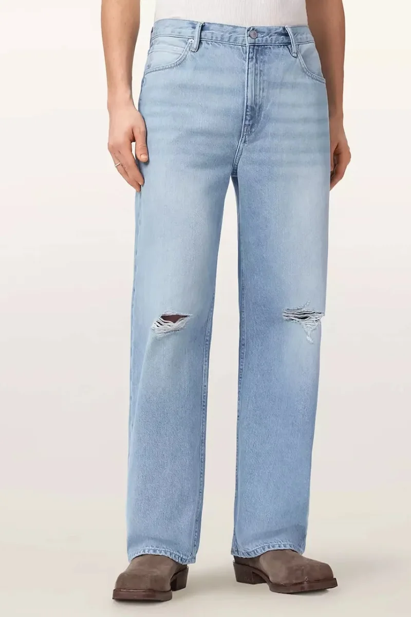 AllSaints blugi straight bărbătești LENNY