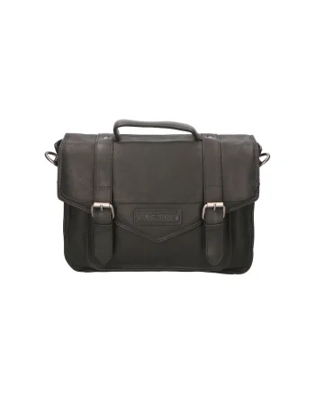 Geanta messenger de piele