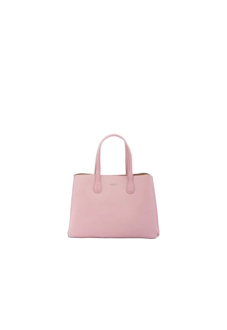 Geanta tote din piele ecologica, Roz