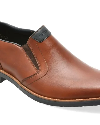 Pantofi eleganti RIEKER maro, 13557, din piele naturala