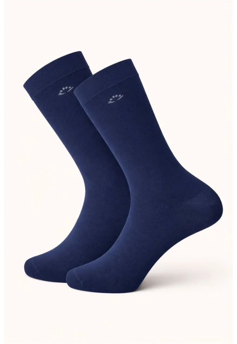Sosete lungi micromodal barbati, SBGW4BLM,, Bleumarin